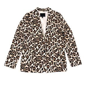 BANANA REPUBLIC Women's Cheetah Blazer Jacket 4